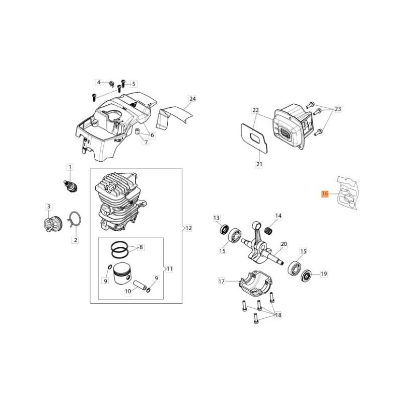 KIT DE ETIQUETAS ORIGINALES EMAK 50230305