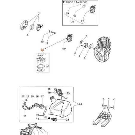 KIT DE SELLOS EMAK ORIGINAL 2318395R | NewgardenAgri.com