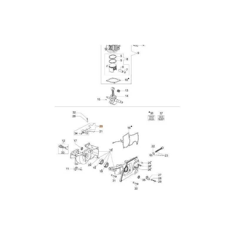 ORIGINAL EMAK THROTTLE ROD KIT 50202039