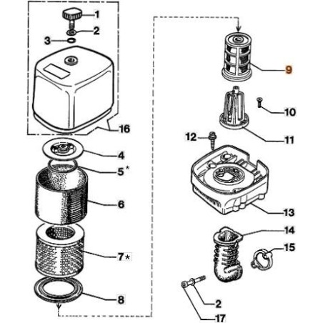 ORIGINAL EMAK AIR FILTER 018600056AR | NewgardenAgri.com