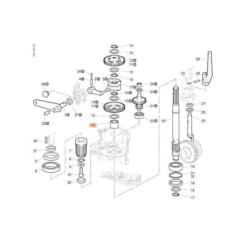 ROULEMENT EMAK ORIGINAL YN1266060