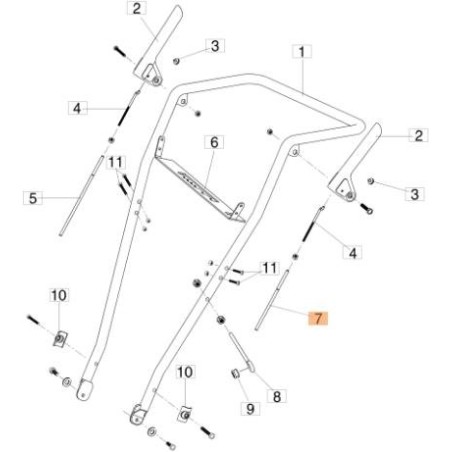 ORIGINAL EMAK BLADE CONNECTION CABLE ZM000007 | NewgardenAgri.com