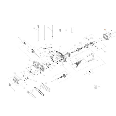 ORIGINAL EMAK MOTORHINTERE ABDECKUNG YT000336R | NewgardenAgri.com