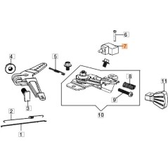 INTERRUPTOR DE PARADA EMAK ORIGINAL L66150497 | NewgardenAgri.com