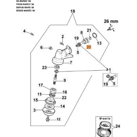 CUSCINETTO ORIGINALE EMAK 3035230R | NewgardenAgri.com