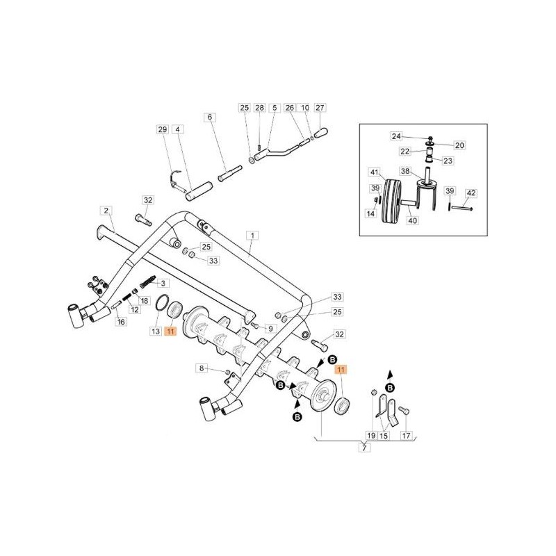 Rodamientos de bolas 30x62x16 6206 2RS originales EMAK YN1275051
