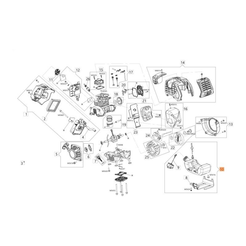 KIT SERBATOIO COMPL. ORIGINALE EMAK GZ000186