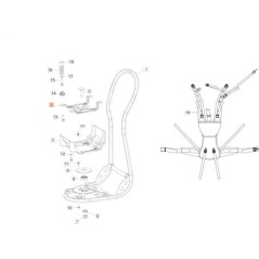 ENGINE SUPPORT WITH WELDED NUTS ZNB ORIGINAL EMAK 61530040R | NewgardenAgri.com