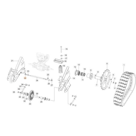 M10 LEFT ANGULAR JOINT DIN 71802 ZNB ORIGINAL EMAK 69200165R | NewgardenAgri.com