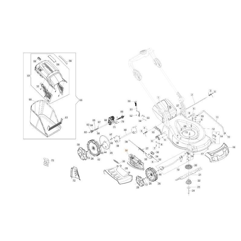PORTE LATÉRALE LR 53 AR OM 2013 (56V) ORIGINAL EMAK 54350033R
