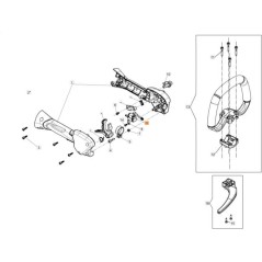 INTERRUPTEUR PROPORTIONNEL ACCÉLÉRÉ AVEC CÂBLAGE D'ORIGINE EMAK 54120023R | NewgardenAgri.com