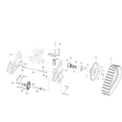 SOPORTE DE RESORTE DE PISTA SUPERIOR CON REFUERZO GR MET 2011 ORIGINAL EMAK 69200168R | NewgardenAgri.com