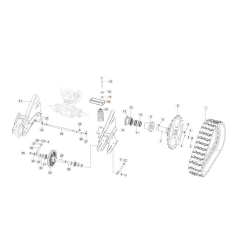 SUPPORT DE RESSORT DE VOIE SUPÉRIEUR AVEC RENFORT GR MET 2011 ORIGINAL EMAK 69200168R | NewgardenAgri.com