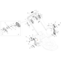 SOPORTE DE MANILLAR DERECHO (56V) ORIGINAL EMAK 54350038R | NewgardenAgri.com