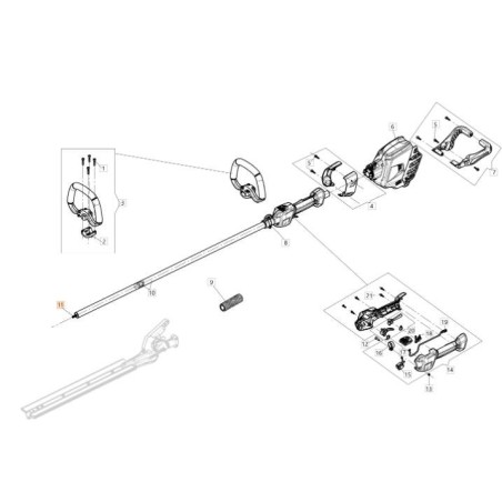 CABLE DE TRANSMISIÓN ALB. D.7X1457 ORIGINAL EMAK 54310056R | NewgardenAgri.com