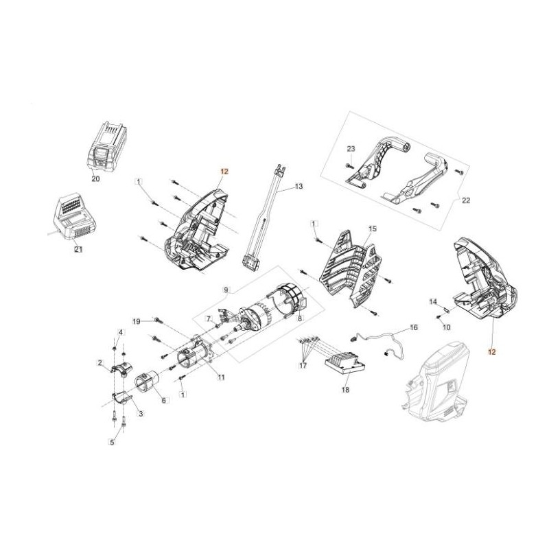KIT SEMIGUS. MOTORE C/TAMPOGR. OM ORIGINALE EMAK 54310076R