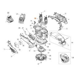 CONNECTEUR DE BATTERIE AVEC CÂBLAGE ET RESSORT 56V ORIGINAL EMAK 54350171R | NewgardenAgri.com