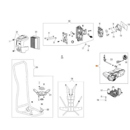 COMPLETE TANK GROUP BP (SEMAK) ORIGINAL EMAK 61450507AR | NewgardenAgri.com