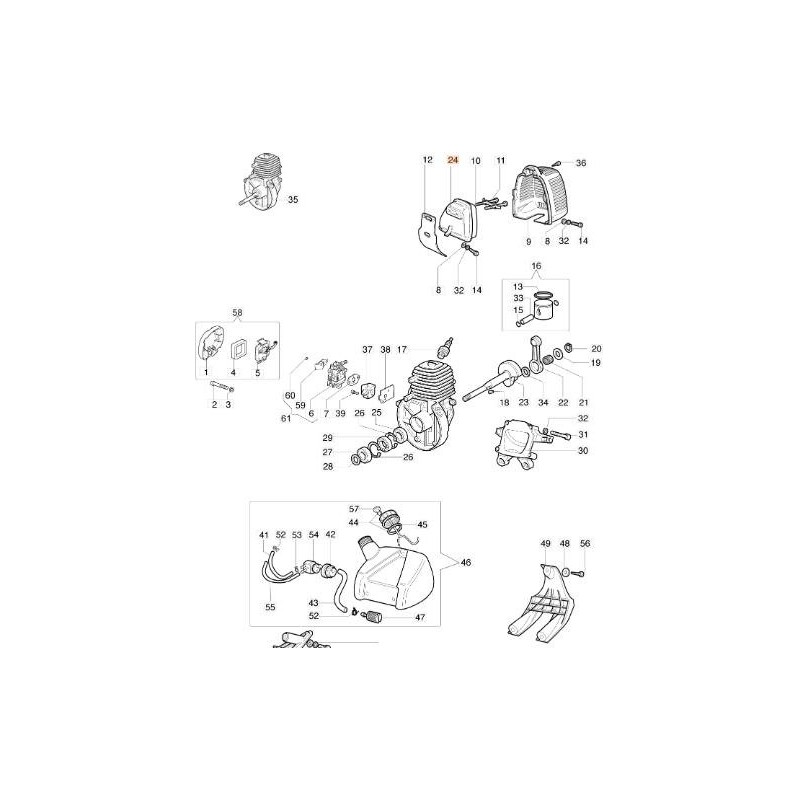 SILENCIEUX D'ORIGINE EMAK 61010012R