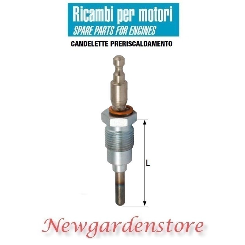 Candeletta preriscaldamento 10452 FIAT 1400B 615N  autocarro BODINI 12volt lungo