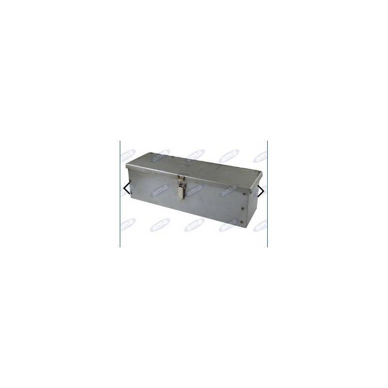 Sheet metal toolbox for agricultural tractor 300x200x150mm 01276