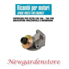 Coperchio filtro CAV 296 796 adescatore orizzontale 12085 M14x1,5 uscita destra | NewgardenAgri.com