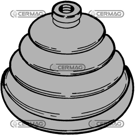 Cuffia per leva cambio diametro foro piccolo 10 mm 60130 | NewgardenAgri.com