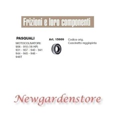 Roulement 15669 moteur cultivateur PASQUALI 906 910 931 937 940 941 | NewgardenAgri.com