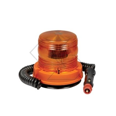 Balise rotative NEWGARDENSTORE base magnétique 12-24V pour tracteur agricole | NewgardenAgri.com