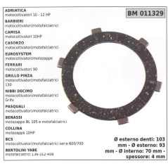 Disque d'embrayage pour ADRIATICA BARBIERI CAMISA CASORZO 011329 | NewgardenAgri.com