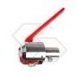 Dispositivo de seguridad de aluminio con palanca corta roja Ø  18 mm motor de gasolina