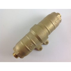 SILURO FILTER WITH STAINLESS STEEL CARTRIDGE 1/2" brass connections | NewgardenAgri.com