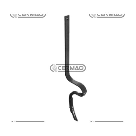 Muelle rompedor de orugas sin refuerzo con reja de arado Tamaño 40x10 56604 BIANCHI | NewgardenAgri.com