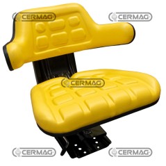 Sedile a base inclinata non regolabile per JOHN DEERE 98039 CERMAG | NewgardenAgri.com