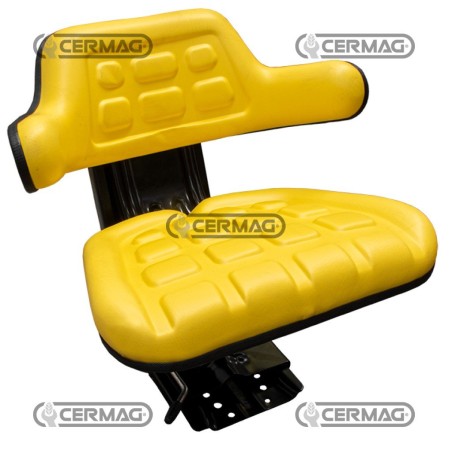 Asiento con base inclinable no ajustable para JOHN DEERE 98039 CERMAG | NewgardenAgri.com