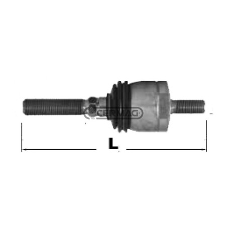 Cabezal de bola axial Longitud 63292 Hecho en Italia
