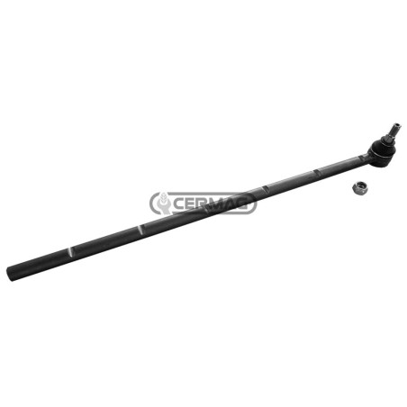 Barra de acoplamiento de dirección con rotación de 0°. Diámetro de la barra: 20 mm con 6 muescas. 61607. Fabricado en Italia....