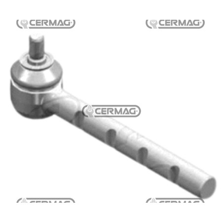 Barra de acoplamiento de dirección de 23,75 mm de diámetro con 4 muescas 62185 Fabricado en Italia | NewgardenAgri.com