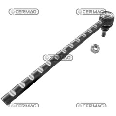 Barra de acoplamiento de dirección con rotación de 180°. Diámetro de la barra: 20 mm con 13 muescas. 62202. Fabricado en Ital...