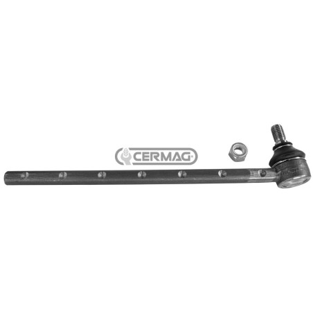 Barra de acoplamiento de dirección derecha. Rotación 20°. Diámetro de la barra 19 mm con 7 muescas. 62220. Fabricado en Itali...