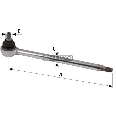 Potencia completa Ø 22 Longitud 360 mm 80455 Ognibene