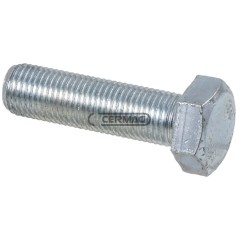 Vis à tête hexagonale entièrement filetée, zinguée blanche, filetage M20x2,5x80 mm 64799 | NewgardenAgri.com