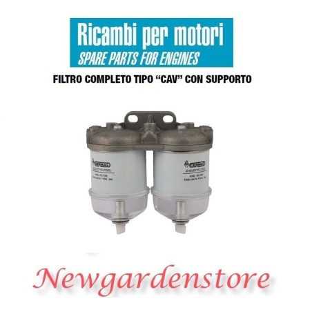 Doppelfilter CAV 296 11837 Motor FIAT LAMBORGHINI Gleiche Teilung 14x1,5 | NewgardenAgri.com