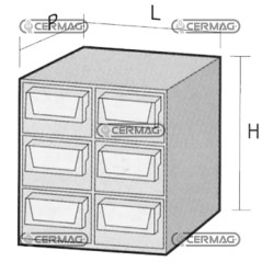 Cassettiera componibile 62421