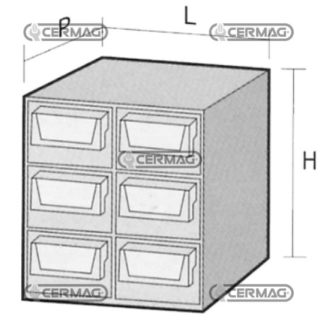 Cassettiera componibile 62421
