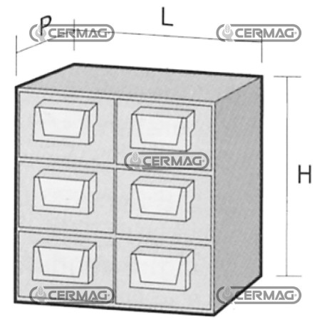 Cassettiera componibile 62422