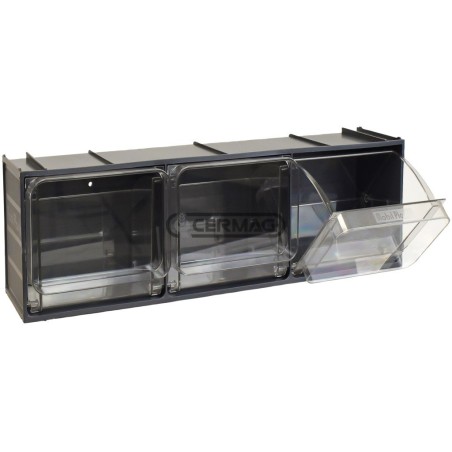 Cassettiera per espositore CRISTAL BOX Dimensioni LxHxP 600x175x155 mm 65420 | NewgardenAgri.com