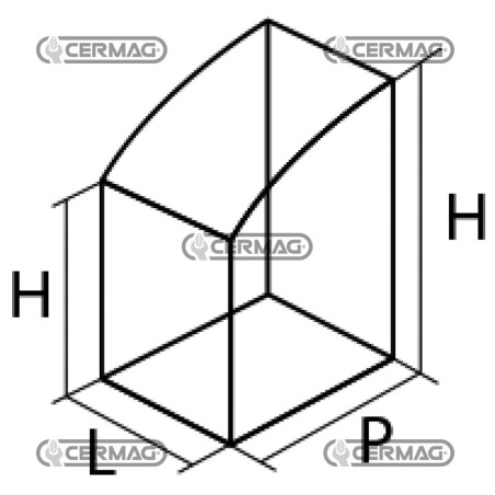 Bandeja divisoria para 65417 Dimensiones LxHxD 48x60/95x88 mm 65418