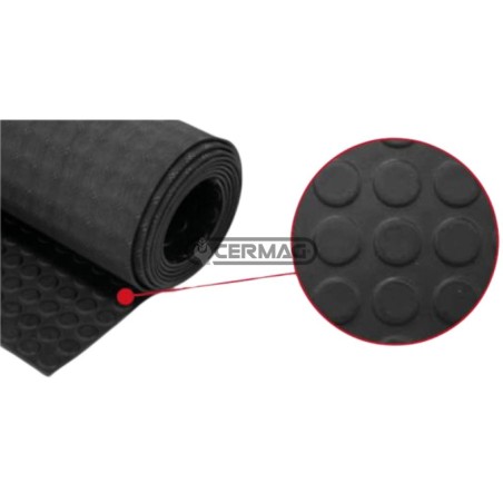 Rubber mat Length 10 m Surface Circular bubbles 65375 | NewgardenAgri.com