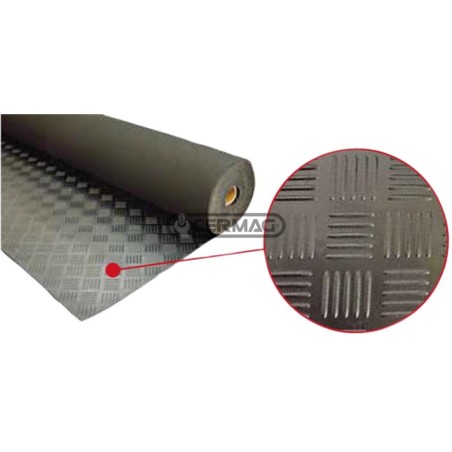 Tapis en caoutchouc, longueur 10 m, profil de grille de surface 65376 | NewgardenAgri.com